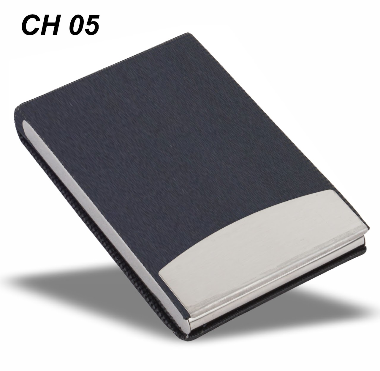 SS Business Card Holder CH 05 Vertical Black